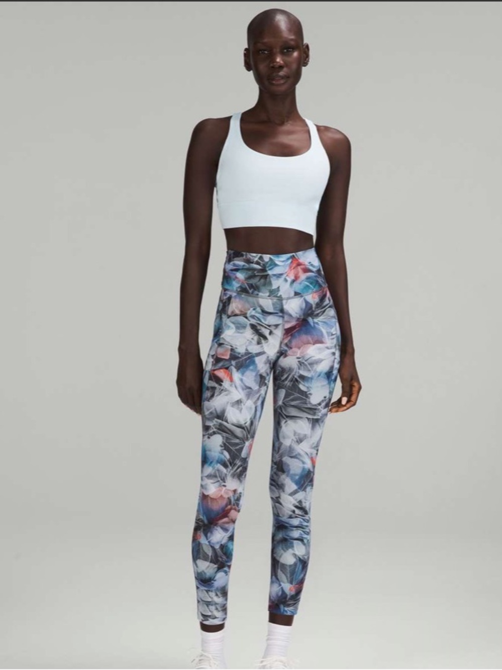 #252 Lululemon Fast & Free HR Tight 25” Luminescent Floral Multi 8